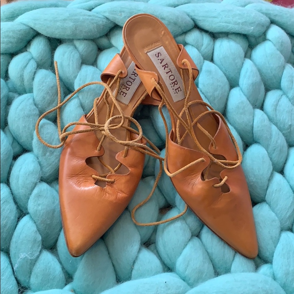 Vintage Sartore Leather Sandals